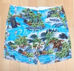 ★希少★ポロラルフローレン ショートパンツ　ハーフパンツ　風景画　和柄　総柄