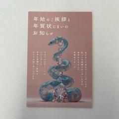 年賀状じまい（新年お知らせ）私製10枚入り（切手なし・翌年も使える）