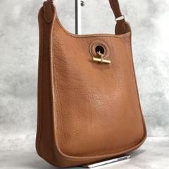 美品✨HERMES ヴェスパPM トゴ ショルダーバッグ ブラウン ゴールド金具