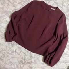 【極美品】アドーア　ADORE 　プルオーバー　エンジ　長袖　38 極美品】アドーア ADORE プルオーバー エンジ 長袖 38 - メルカリ