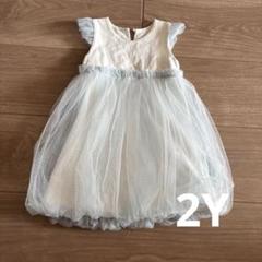 チュール　ドレス　フォーマル　ワンピース　2歳　誕生日　女の子