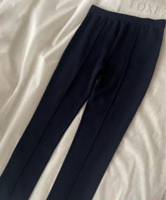 FOXEY NEW YORK ブラック レギンス FOXEY NEW YORK 滑らか ストレッチパンツ レギンス - メルカリ