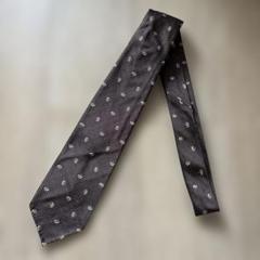 オ*ー様 TIE YOUR TIEセッテピエゲブラウン小紋タイ Atto Van オ*ー様 TIE YOUR TIEセッテピエゲブラウン小紋タイ Atto Van