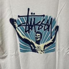 【大人気】ステューシー スウェット サイズM　シャネルロゴ ブルー USA製 90s USA製 Lee Bootleg 
