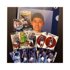 三笘薫⋮中村俊輔⋮遠藤航⋮上田綺世⋮ツインウエハース⋮チップス⋮サッカー日本代表