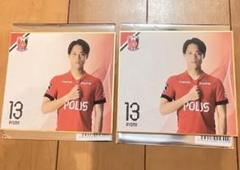 浦和レッズ プレーヤーズ ミニ色紙 2枚セット渡邊凌磨選手