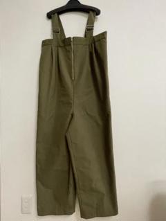 【未使用 タグ付】アダムエロペ サロペットパンツ ワイドパンツ 未使用 タグ付】アダムエロペ サロペットパンツ ワイドパンツ