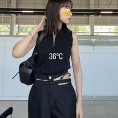 Knuth Marf half zip knit tank tops 新品タグ付