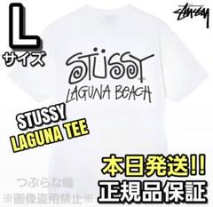 STUSSY LAGUNA TEE ホワイト Lサイズ