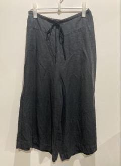【pas de calais】キレイめガウチョ✴︎ネイビー✴︎美品 pas de calais】キレイめガウチョ✴︎ネイビー✴︎美品 パンツ