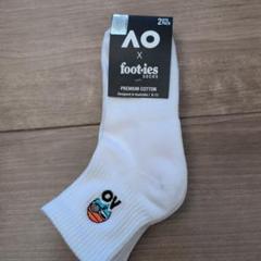AO x footies ソックス 2パック プレミアムコットン