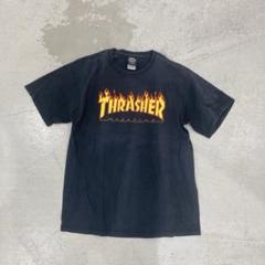 THRASHER Tシャツ 黒　Mサイズ　サンフェード　スペードタグ