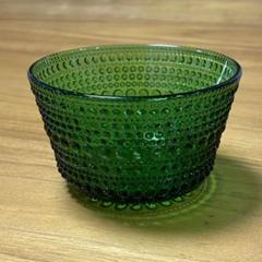 Nuutajarvi Kastehelmi カステヘルミ ボウル グリーン