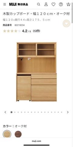 sacris315　たのメル便 無印良品　カップボード　ワゴンセット 2025年最新】無印 カップボードの人気アイテム - メルカリ