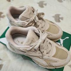 PUMA Nitro ベージュ スニーカー 24.5cm