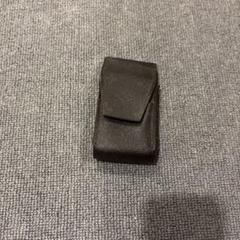 ダークブラウン レザー タバコケース　ヴィトン