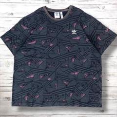 adidasoriginals Tシャツ 総柄 XL ブラック 1183