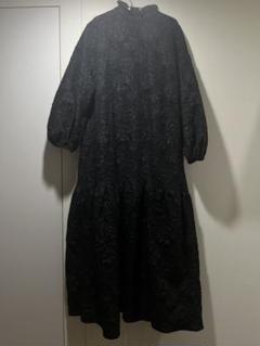 perna ジャガード刺繍総柄ロングワンピース マキシ丈 perna ジャガード刺繍総柄ロングワンピース マキシ丈 - メルカリ