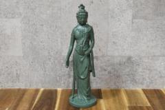 tr0711 高村光雲 聖観音菩薩 仏像 青銅 ブロンズ 在銘 置物
