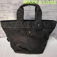 美品　マークアンドロナ　カートバッグ　オリジナルカモジャカート　ブラック マークアンドロナ MARK & LONA☆迷彩柄ゴルフバッグ（MARK&LONA