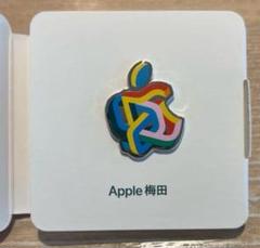 apple アップル 梅田 オープン記念　ノベルティ　ピンバッチ