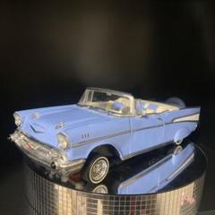 1957年シボレーベルエア　コンバーチブル　ローライダー　カスタム　1/18 1/18 シボレー シヴォレー ベルエアー コンバーチブル 黒