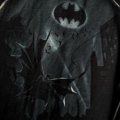 DCコミックス バットマン 映画 ムービーTシャツ プリント オーバーサイズ 黒