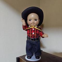 Buddy Lee人形 赤黒チェック　COWBOY