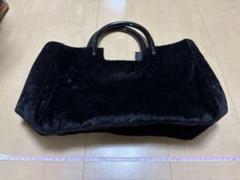 黒ファートートバッグ　レディース