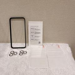 iPhone 14 promax 強化ガラスフィルム カメラフィルム ガイド枠