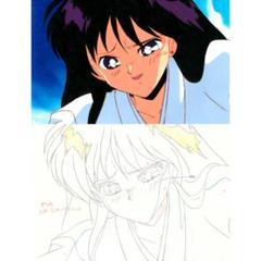 セル画+動画　第17話　美少女戦士セーラームーン R　火野レイ　声優/富沢美智恵 セル画+動画 第17話 美少女戦士セーラームーン R 火野レイ 声優