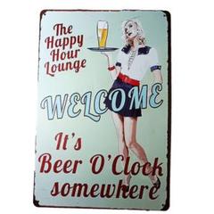 BEER ブリキ看板 アメリカン インテリア アンティーク調 bar 居酒屋7