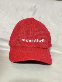 mont-bell モンベル　メッシュキャップ S/M 赤