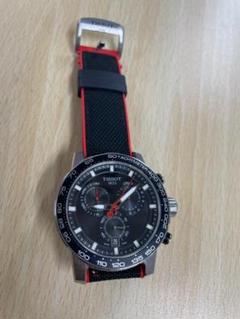 TISSOT クロノグラフ 腕時計 ブラック/レッドのサムネイル