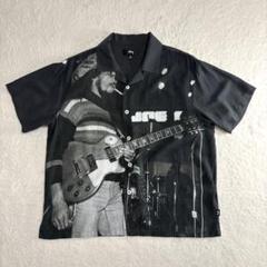 STUSSY 半袖オープンカラーシャツ ボブ・マーリー Sサイズ レーヨン