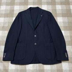 LARDINI ラルディーニ ハウンドトゥースシルク混3Bウール