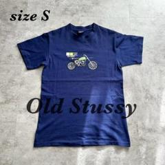 80s 黒タグ” old stussy プリント Tシャツ USA製 赤 - メルカリ