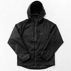 and wander ブラック ナイロンジャケット and wander (アンドワンダー) gramicci brushed nylon jacket