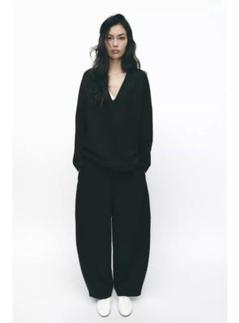 ZARA インターロックバルーンパンツ
