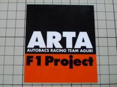 F1 鈴木亜久里 直筆サイン入りパネル 「フットワーク無限ホンダ」