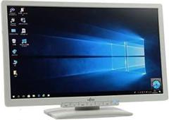 富士通 20インチLEDワイドモニタ 中古 SP付HDMIアダプタ付
