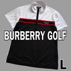 BURBERRY GOLF ストライプポロシャツ Lサイズ 未使用タグ付き BURBERRY - 新品未使用タグ付き バーバリーゴルフ シャドー