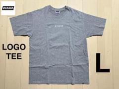 美中古 KIXSIX キックスシックス Tシャツ ロゴ LOGO TEE グレー