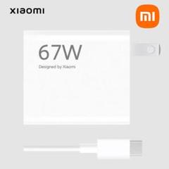 Xiaomi 67W ターボチャージ 急速充電器 ケーブル付 日本用 純正