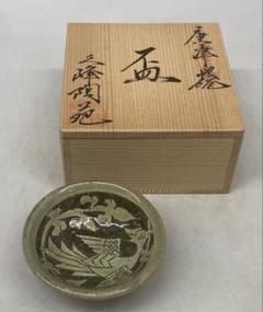 唐津焼　古唐津　絵唐津　盃　時代箱付　M　R7616 唐津焼 古唐津 絵唐津 盃 時代箱付 M R7616 - メルカリ