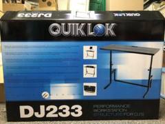 QUIK-LOK クイックロック 折りたたみ式 DJスタンド DJ233 未使用
