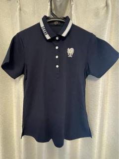 新品タグ付き DAKS golf レディース ポロシャツ ネイビー M
