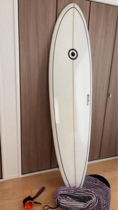 配送可／引取可 美品　SCELL サーフボード　ロングボード８ft　ケース付 SEAL限定商品】 配送可／引取可 美品 ケース付 ロングボード8ft