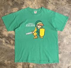 00s ZELDA ゼルダの伝説 リンク プリントTシャツ XL ゲーム