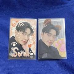 ateez アチズ サン makestarラキドロ トレカ ネコ耳 猫耳 セット